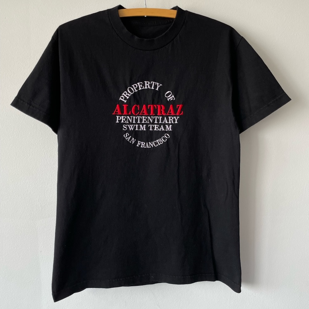 Vintage Alcatraz Prison Swim Team tee